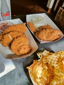 chicken tenders and fries